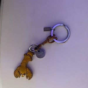 Coach Lobster Keychain
